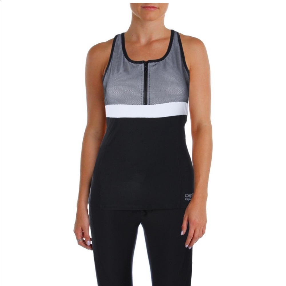 Bebe Womens Tank Top Yoga Fitness